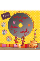 Comptines et jeux de doigts t1 livre+cd