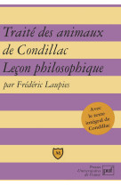 Traité des animaux de condillac. leçon philosophique