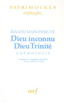 Dieu inconnu dieu trinité