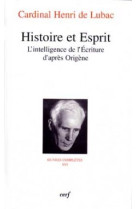 Histoire et esprit