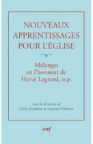 Nouveaux apprentissages pour l'eglise