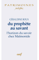 Du prophète au savant