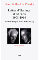 Lettres d'hastings et de paris 1908-1914