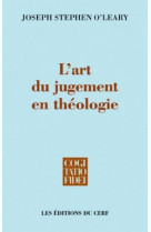 L'art du jugement en theologie