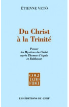 Du christ à la trinité