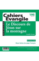 Cahiers evangile - numero 195