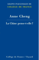 La chine pense-t-elle ?