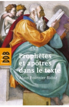 Prophètes et apôtres dans le texte