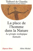 La place de l'homme dans la nature