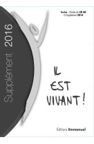 Supplément 2016 grand format carnet de chant il est vivant