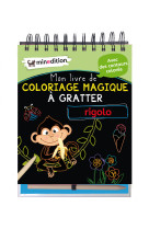 Mon livre de coloriage magique à gratter rigolo