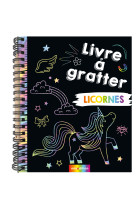 Mini livre à gratter licornes - ned