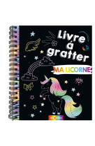 Mini livre à gratter - ma licorne