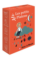 Coffret orange cinq petits platons