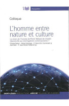 L'homme entre nature et culture