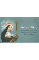 Carte sainte rita par lot de 20