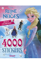 Disney la reine des neiges 4000 stickers jeux et coloriages