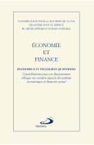 économie et finance