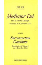 Mediator dei et sacrosanctum