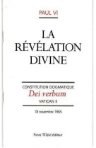 La révélation divine. - dei verbum