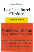 Le défi culturel chrétien selon saint paul