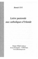 Lettre pastorale aux catholiques d'irlande