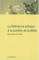 La littérature antique à la lumière de la bible