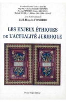 Les enjeux éthiques de l'actualité juridique