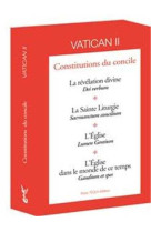 Coffret constitutions du concile vatican ii