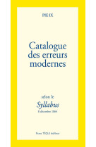 Catalogue des erreurs modernes