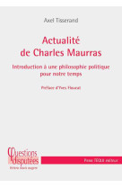 Actualité de charles maurras