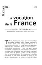 Discours n°2 - la vocation de la france