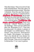 Lettres de non-motivation