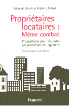 Proprietaires locataires : meme combat propositions pour resoudre vos problemes logement