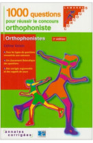 1000 questions pour reussir le concours d orthophoniste 2eme edition