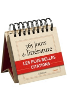 Calendrier - 365 jours de littérature avec gallimard