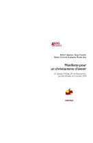 Manifeste pour un christianisme d'avenir - j. s. spong, j. moingt, j.-m. de bourqueney