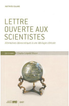 Lettre ouverte aux scientistes