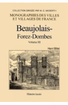 Beaujolais forez-dombes iii