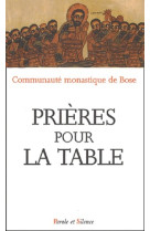 Prieres pour la table