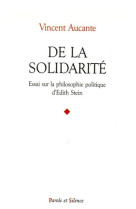 De la solidarite