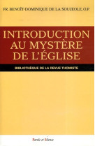 Introduction au mystere de l'eglise