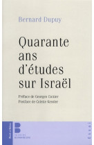 Quarante ans d'etudes sur israel