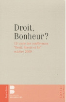 Droits et bonheur