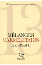 Melanges carmelitains 13