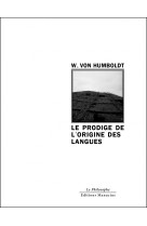 Le prodige de l'origine des langues