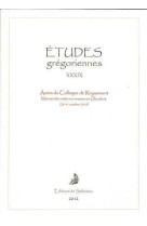 études grégoriennes xxxix - 2012