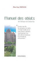 Manuel des oblats de l'abbaye de solesmes