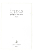 études grégoriennes xlii - 2015