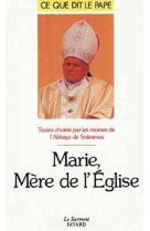 Marie, mère de l'eglise